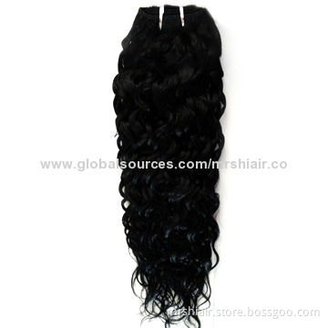 100% human hair, curly wave, 10 inches, 1B# color
